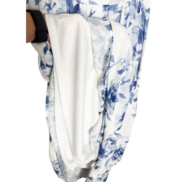 Lulus Women's Delightfully Sweet White Floral Off The Shoulder Midi Dress NWT XL - Picture 10 of 14